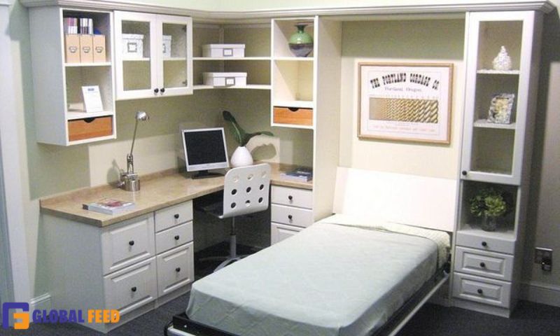 murphy bed with desk